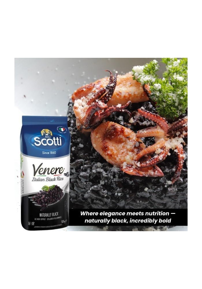 Riso Scotti Venere Italian Black Rice - 500g - Image 4